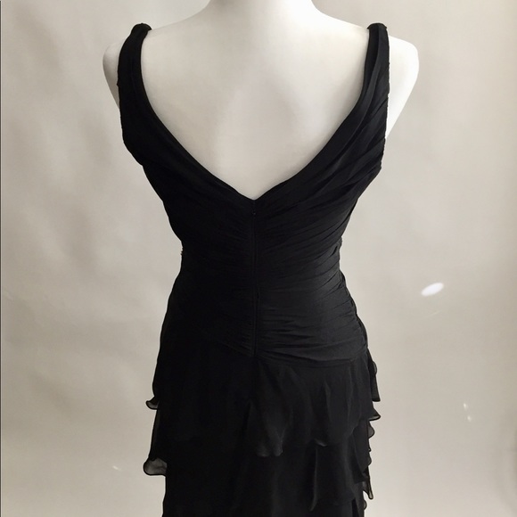 Tadashi Black Long Dress Size 4 - Picture 6 of 8